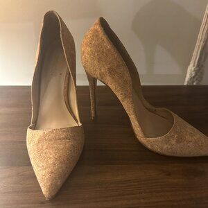 Shoe Dazzle Cork Pumps Size 9
